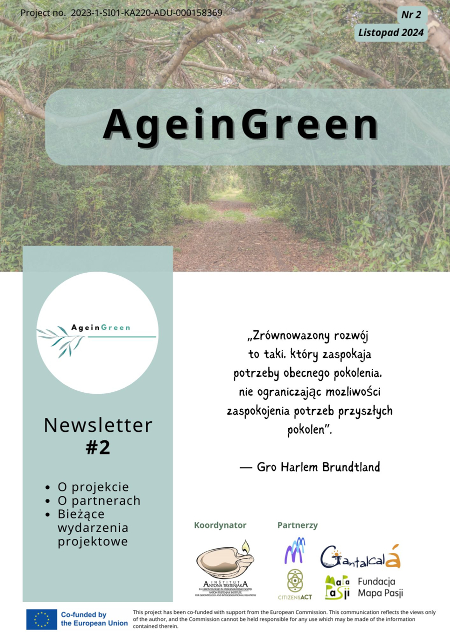 AgeinGreen - Newsletter nr 2