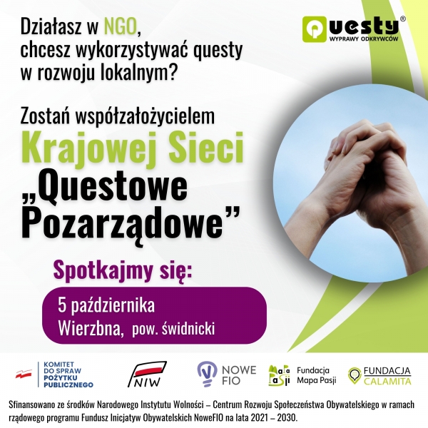 Krajowa Sieć &quot;Questowe Pozarządowe&quot; - dołącz do nas!