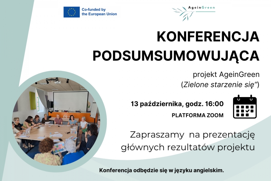 Podsumuj z nami projekt „AgeinGreen”!