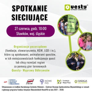 Zaproszenie na spotkanie sieciujące organizacji pozarządowych