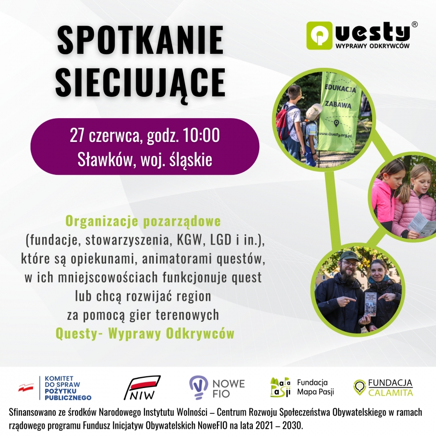 Zaproszenie na spotkanie sieciujące organizacji pozarządowych