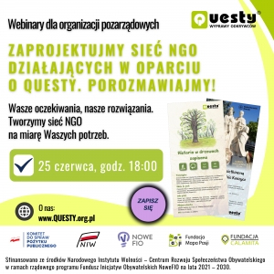 Sieciujemy organizacje – zapraszamy na webinar!